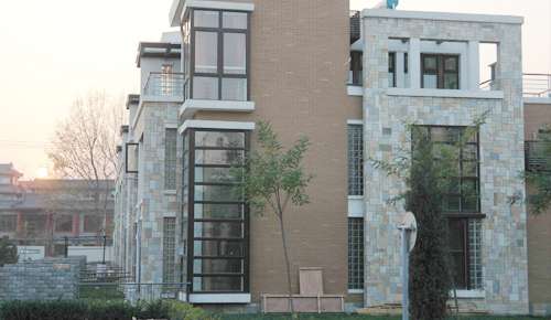 北京靠山居別墅室外幕墻