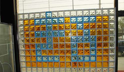 玻璃磚拼字 玻璃磚拼字